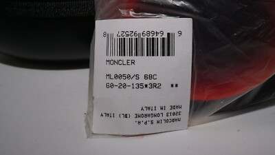 MONCLER New Sunglasses Red Shield Mirrored Grey (2 Lens  display picture 1