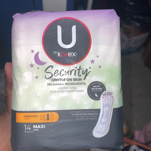 Buy 2 Kotex U Maxi Pads Overnight 14ct Online In Chad
