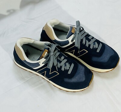 Women s Size 8.5 - New Balance 574 Core Pack - Navy Blue Brown