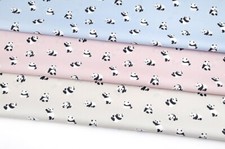 Day of Panda patterned Fabric made in Korea by the Half Yard
