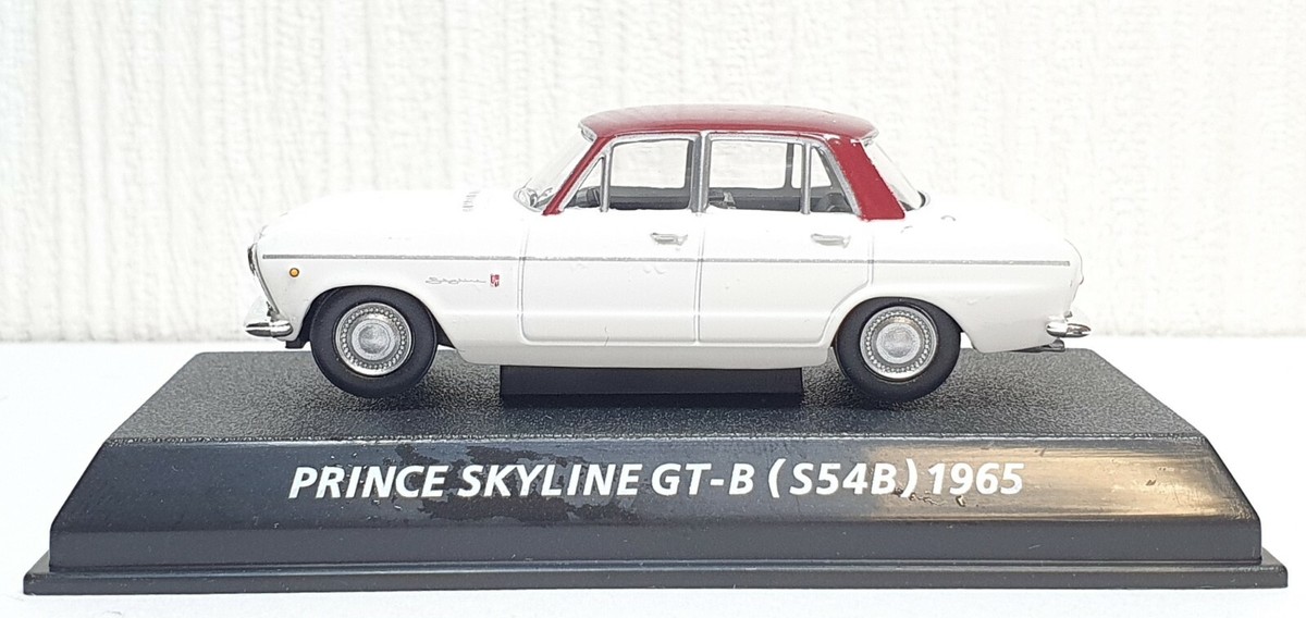 1/64 Konami 1965 NISSAN PRINCE SKYLINE GT-B WHITE diecast car