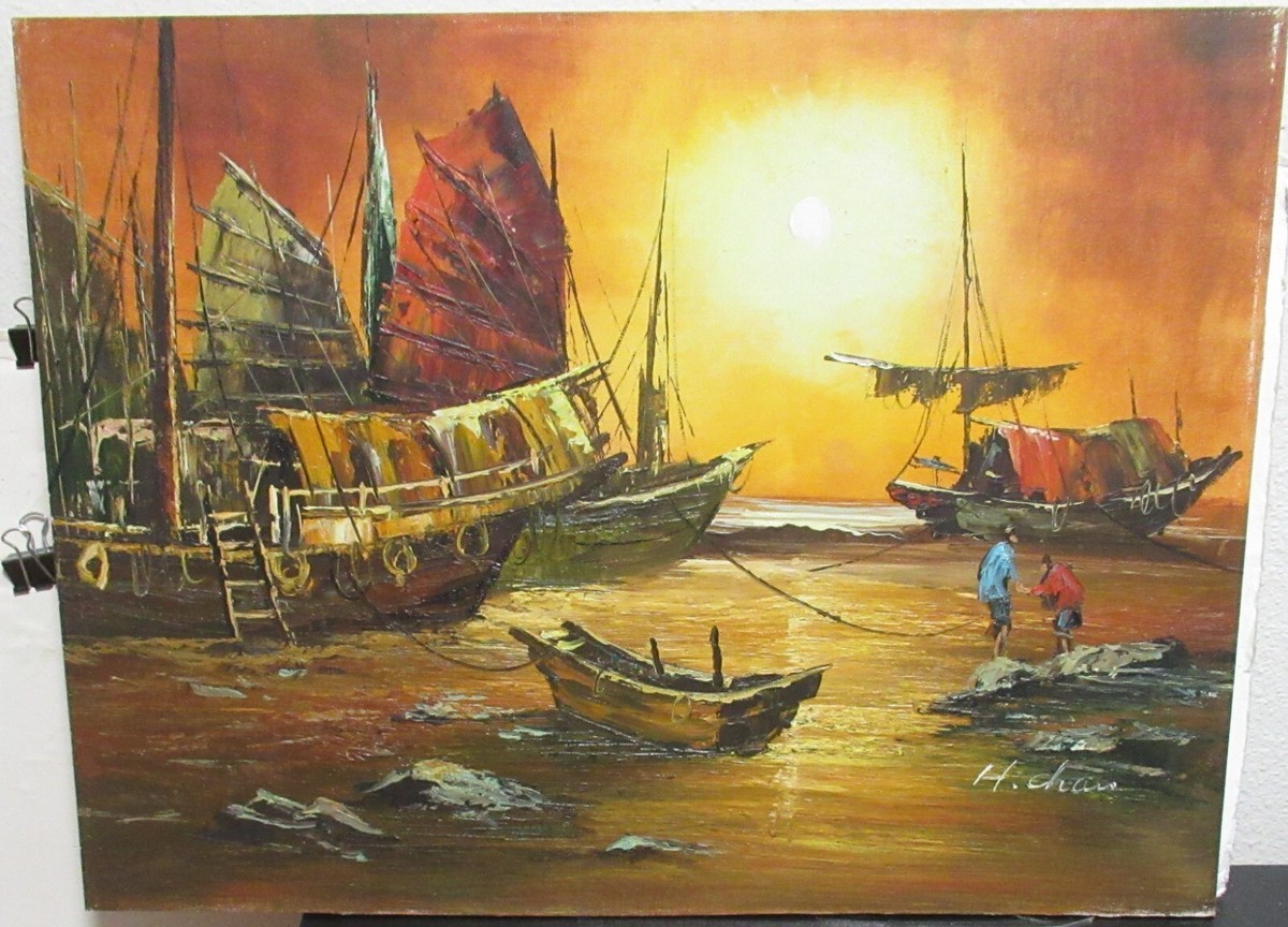 辰　oilpainting from Japan K-Yamano-Japanese-Landscape-