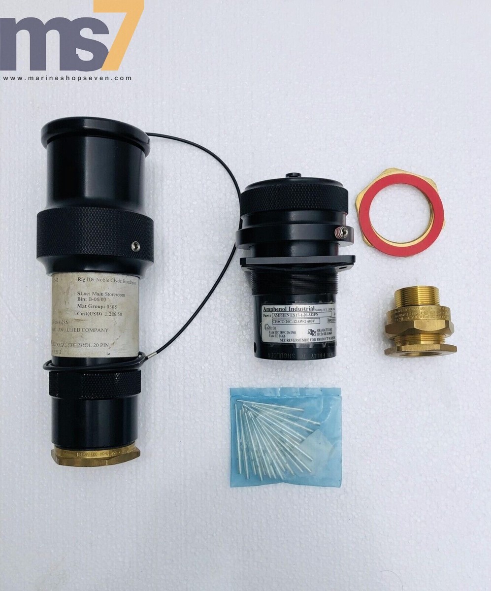 AMPHENOL INDUSTRIAL AMPHEN EX13-3-C-20-332SN EXPLOSION PROOF
