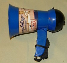 Wembley Tailgate Cheerleaders Electronic Megaphone Blue With Siren Strap