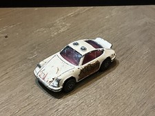 Vintage Corgi Juniors Porsche Carrera White Police Car Made Gt Britain 911