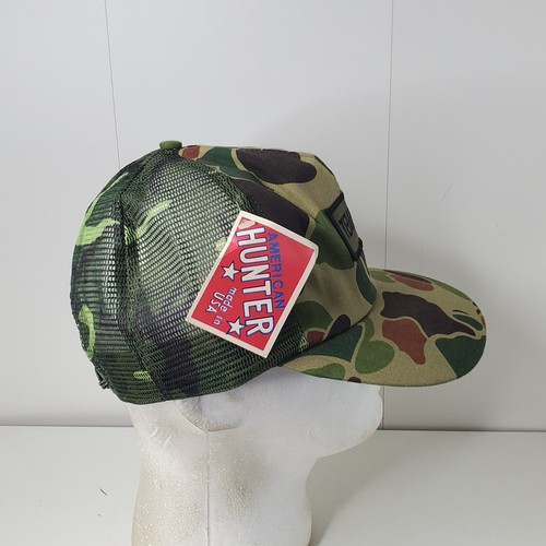 VTG Tenneco Gas Oil Company Petroleum Patch Camo Trucker Hat Snapback Cap USA - Picture 6 of 10