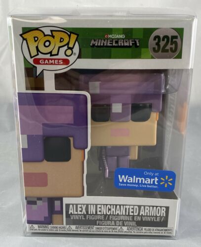 FUNKO POP GAMES/MINECRAFT - ALEX IN ENCHANTED ARMOR #325 Walmart Excl NEW