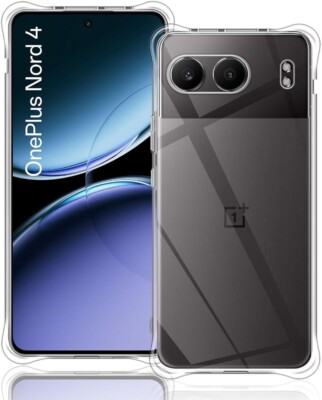 Custodia SBOX Per OnePlus Nord 4 5G - Cover Gel Trasparente + Protezione Schermo Inclusa