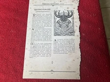 The Wizarding Trunk HARRY POTTER THE HEADMASTER  Creature Page QULIN / QUINOTAUR