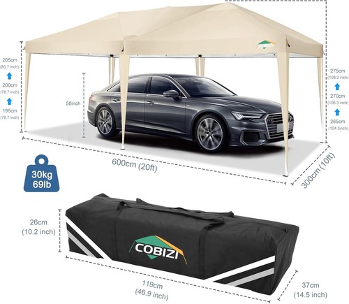 NEW 10x20 Pop Up Canopy Outdoor Waterproof Sun Shelter Commercial Party Tent - Picture 99 of 119