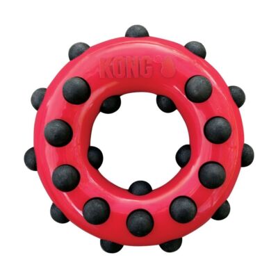 KONG Dotz Circle Large rot | Hundespielzeug 
