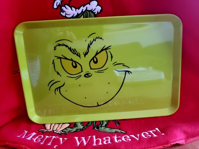 New Dr Seuss How The Grinch Stole Christmas Holiday Tray Grinch Village