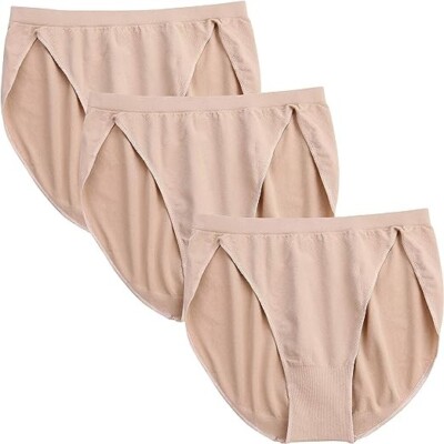 3 pcs Dance Ballet Briefs for Girls Seamless Gymnastics Underpants (3-8years)