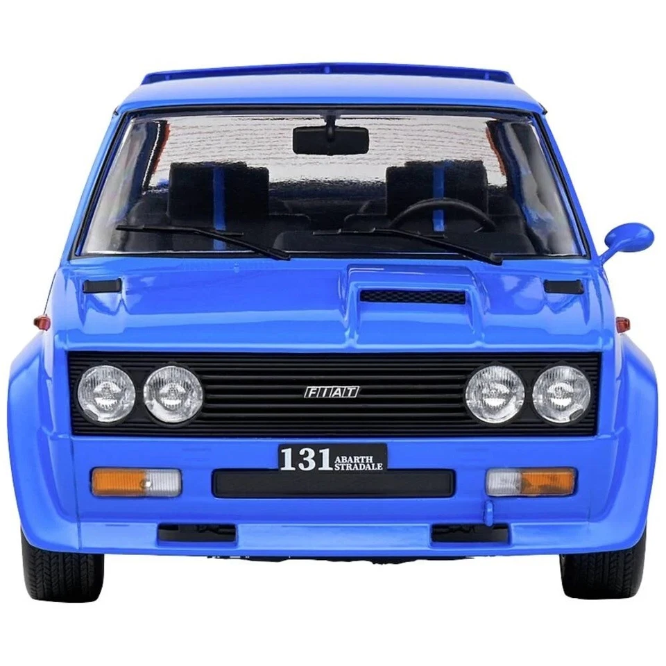 Fiat 131 Abarth Stradale 1980 Blu Blue Solido 1:18 Nuovo 1/18 - Immagine 3 di 4