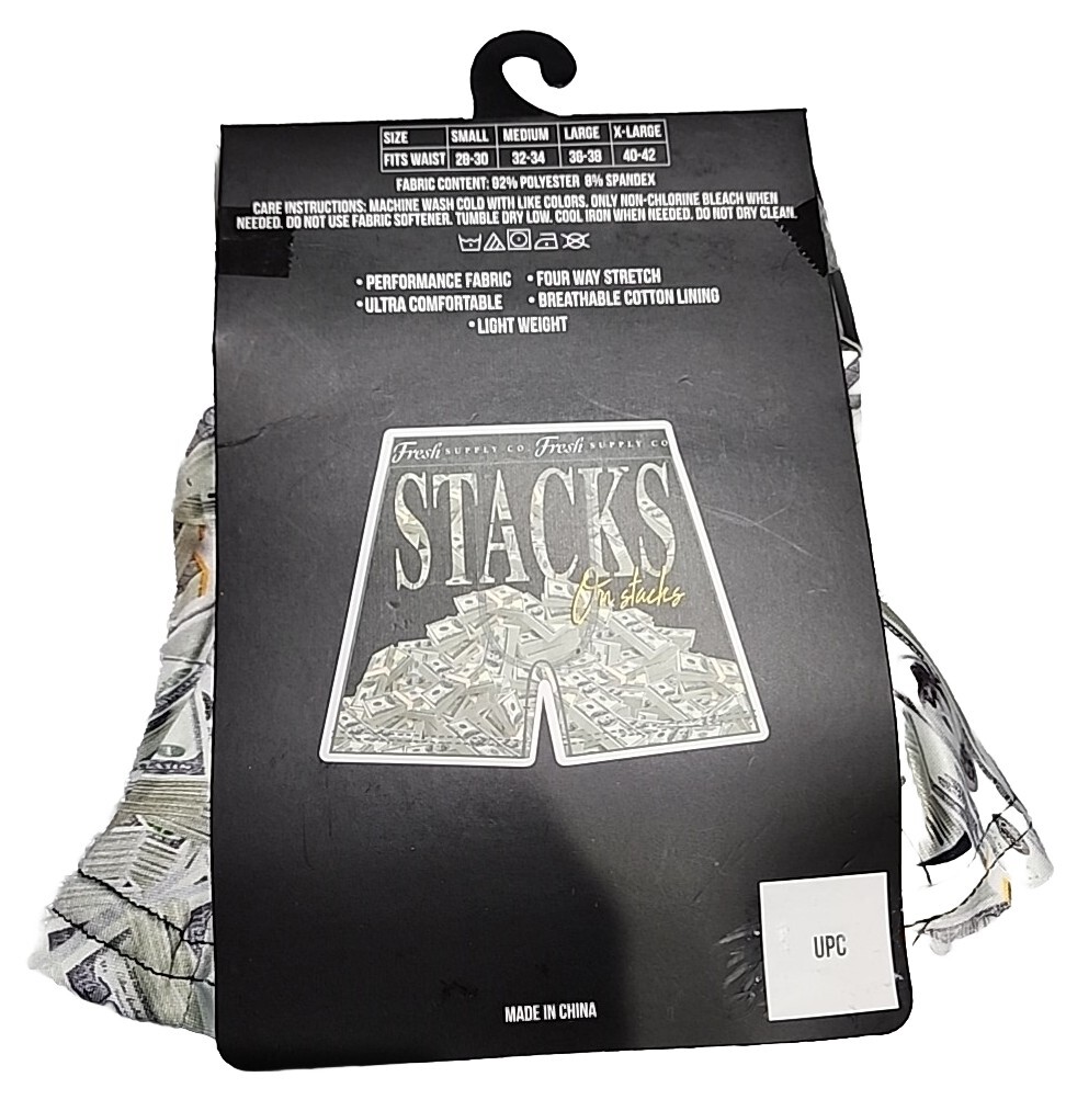Fresh Supply Co Boxer Brief Money Print Size Medium eBay