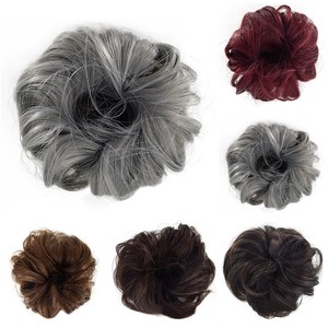 Curly Messy Bun Hair Piece Scrunchie Updo Cover Hair Extensions