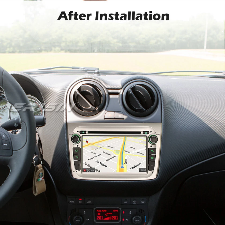 8" CarPlay 8 kern Android 12 Navi Autoradio GPS DAB+4G Für Alfa Romeo Mito TPMS - Bild 2 von 4