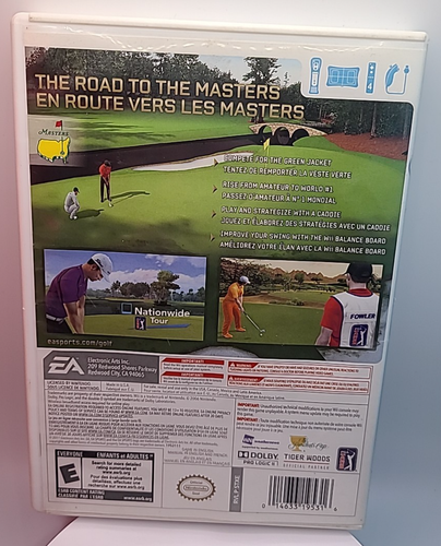 Tiger Woods PGA Tour 12: The Masters (Nintendo Wii, 2011) Complete In Box CIB - Picture 2 of 5