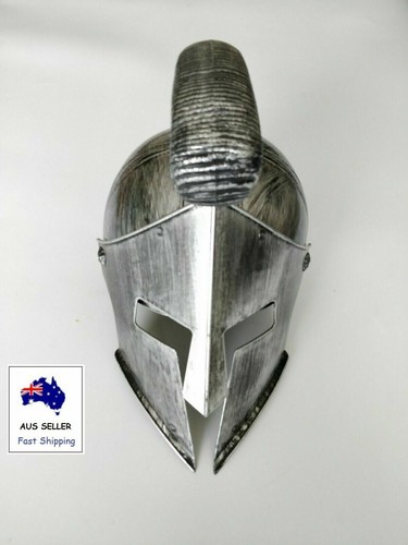 Medieval Knight Helmet Adult Adjustable Medieval Costume Cosplay Wearable Helmet - Picture 19 of 20
