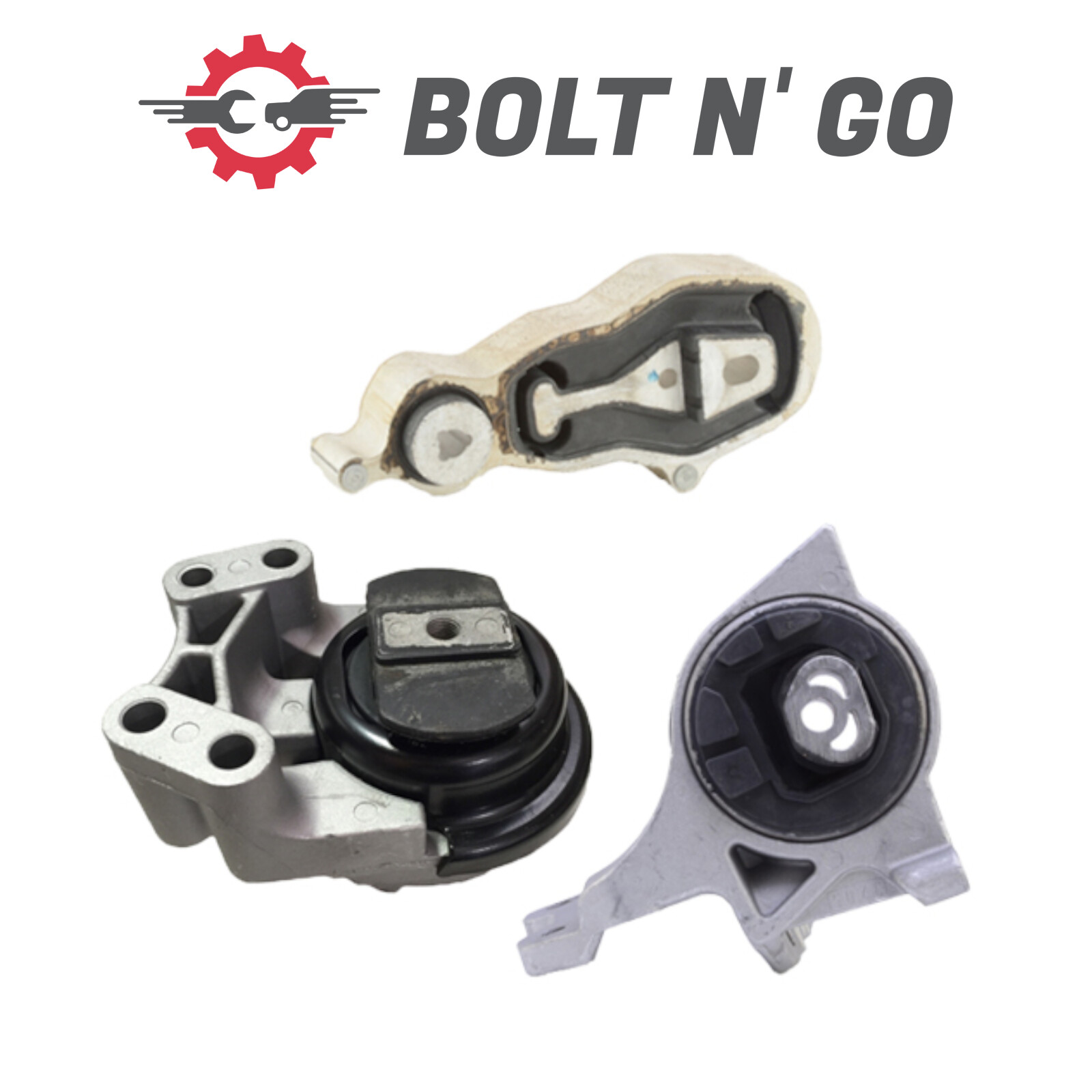Trans Torque Mount 3PCS Engine Motor & Trans & Torque Mount Fits Ford Taurus, Flex, Police ...