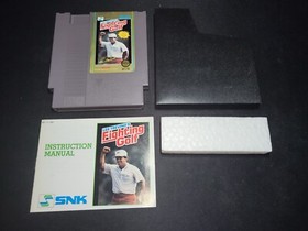 Lee Trevino's Fighting Golf Authentic Nintendo NES EXMT cond COMPLETE n box!