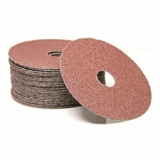 25PCS 4-1/2" 60Grit Aluminum Oxide Resin Fiber Grinding Sanding Discs for Metals