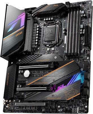 MSI MEG Z490 ACE LGA 1200 Intel Motherboard ATX SATA 6Gb/s DDR4 USB 3.2 2.5G LAN