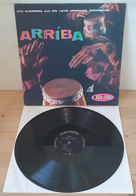 LP TITO GUERRERA Arriba (Crown 60 USA) 1st ps afro cuban merengue cha cha sehr guter Zustand+
