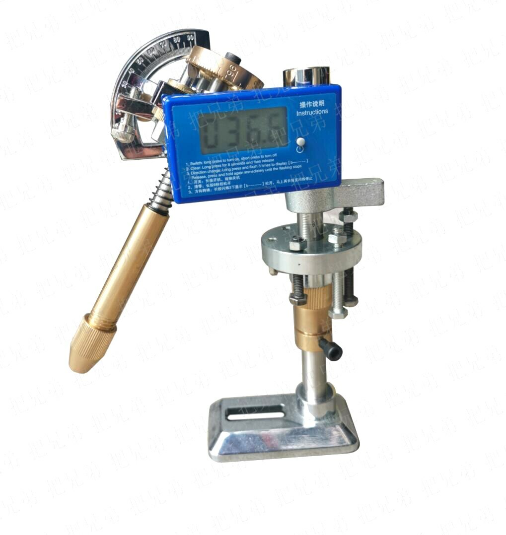 Gem Faceting Machine with Digital Angle Display and Polishing Handle