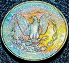 Ag29 💎 1902-O $1 Morgan Silver Dollar BEAUTIFUL SUNRISE Rev Rim Tone Obv