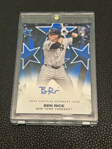 Ben Rice 2025 Topps Ben Rice #63 Blue