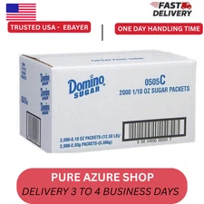Domino White Sugar Packets 2000 Count