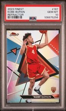 2023 TOPPS FINEST REFRACTOR #187 KOBE BUFKIN PSA 10