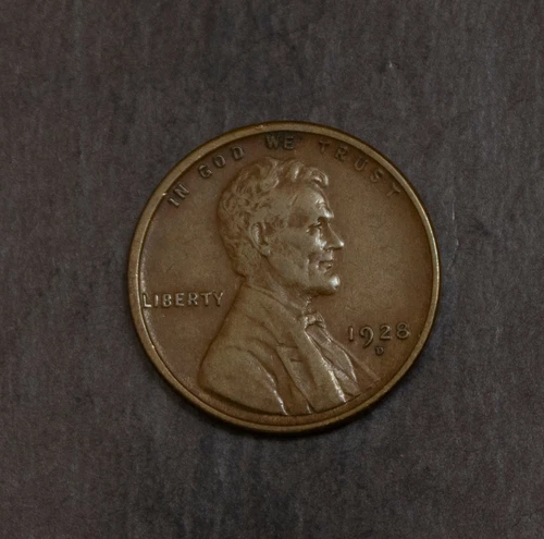 1928 D Lincoln Wheat Cent Choice XF     Lot F 1015