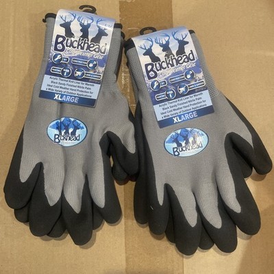 Buckhead Cold Weather Sandy Nitrile w/Lining Grey Gloves XL - 2 Pairs