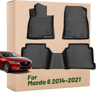 Car Floor Mats Replacement for Mazda 6 2014-2021 Protection Carpets Waterproof