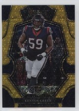 2022 Panini Select Premier Level Gold Disco Prizm 10/10 Kenyon Green #140 0o6m