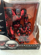 NEW 2005 WowWee Robonetics Robosapien  Mini Combo Set- Metallic Red Chrome Rare