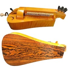 Rosewood 6 strings 24 keys Hurdy Gurdy, Good sound, Light color, 100 Hand made