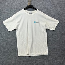 Vintage Harris Bruno Porsche T-shirt Mens White Cotton Short Sleeve - Large Vintage Harris Bruno Porsche T-shirt Mens White Cotton Short Sleeve - Large