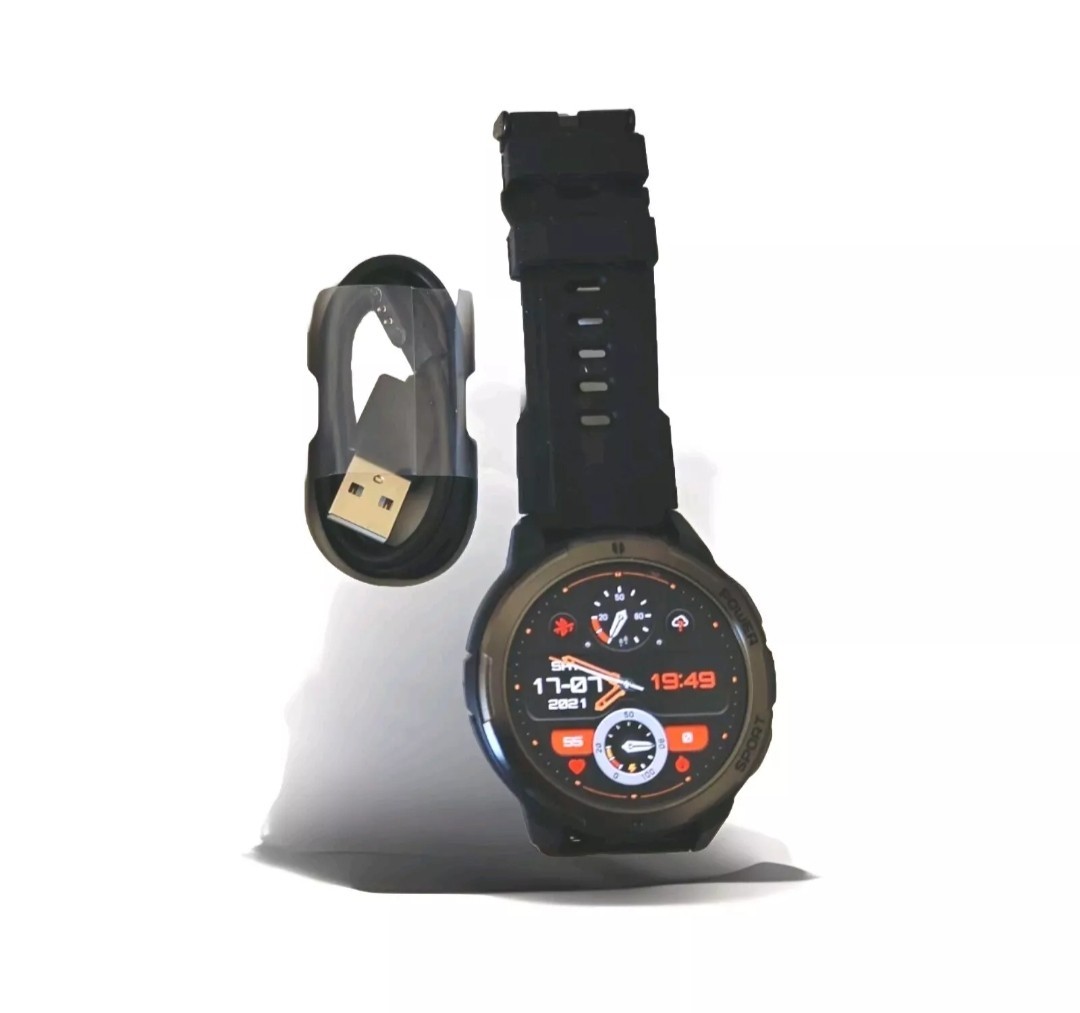 OUKITEL Smartwatch Herren BT10, 5ATM Wasserdicht Fitness Watch 123  Sportmodi New