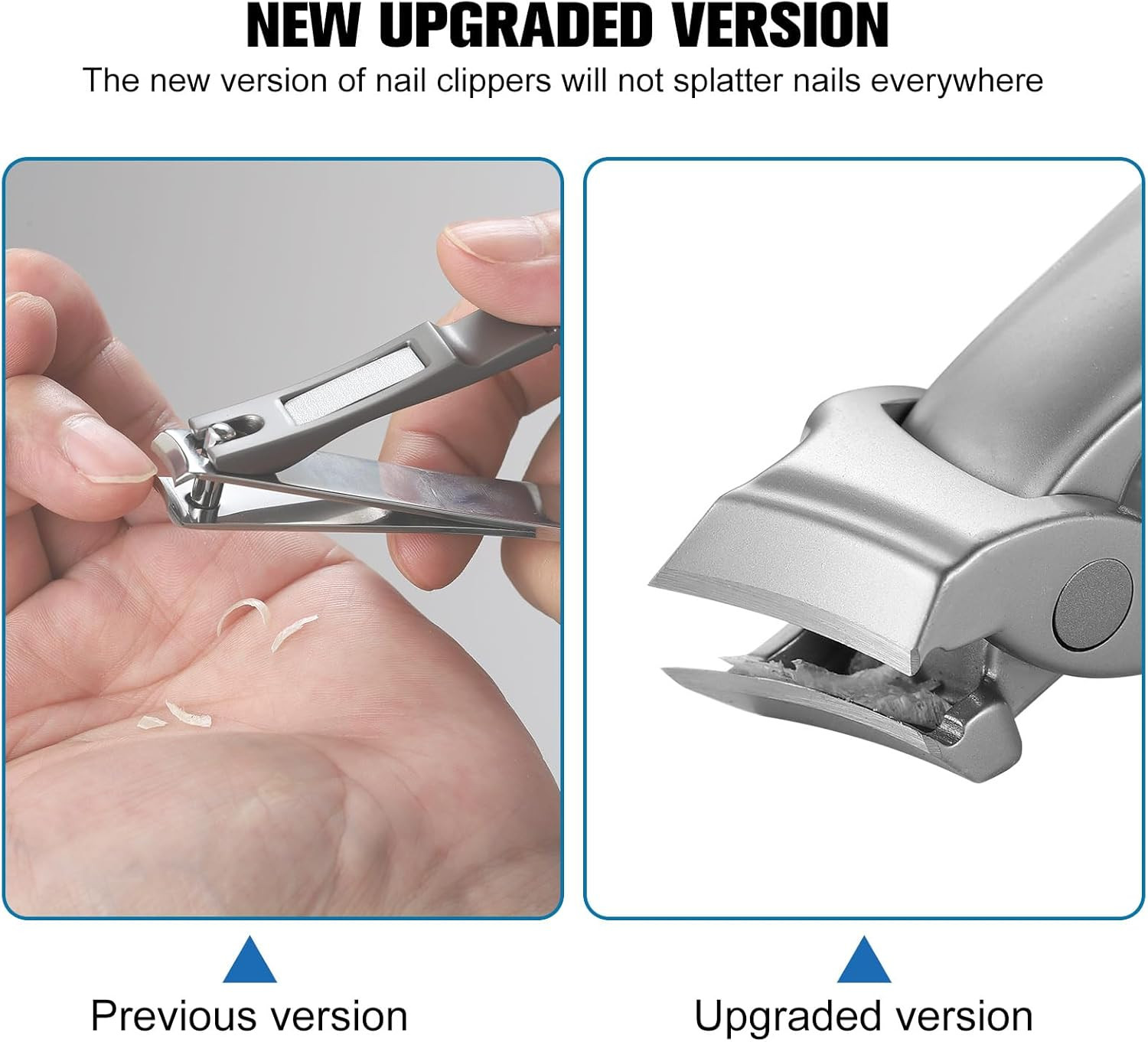 Nail Clippers with Nail File for Ingrown Toenails, 10Mm Wide Jaw Opening, Ultra 