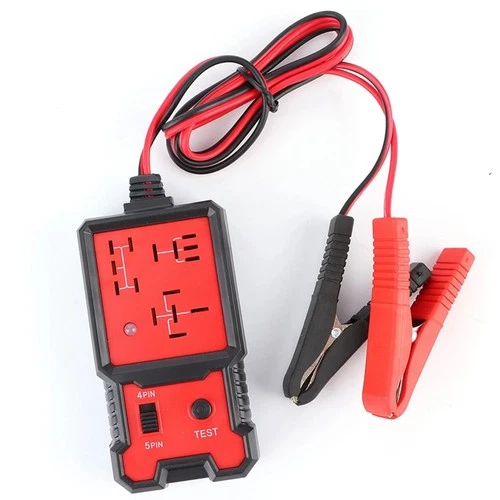 Probador de relés automotrices - Herramienta de diagnóstico automático de 4 y 5 pines 12 V, pequeña de mano hágalo usted mismo - Imagen 1 de 9