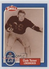 1988 Swell Football Greats Hall of Fame Bulldog Turner Clyde #119 HOF 1a7j