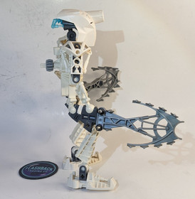 Bionicle Toa Nuju (Lego Set 8606) Complete w/Canister & Instructions