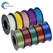 Kingroon 3D Printer Filament PLA PETG Matte Silk High Speed 1.75 mm 1KG Brown US