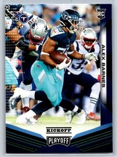 2019 Panini Playoff Alex Barnes Rookie Kickoff Green Parallel RC #278