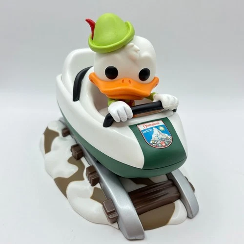 Funko Disneyland 65th Anniversary Pop! Rides Matterhorn Bobsleds Donald Duck OOB