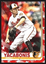 Jimmy Yacabonis Baltimore Orioles 2019 Topps Ind. Day #575 SN /76