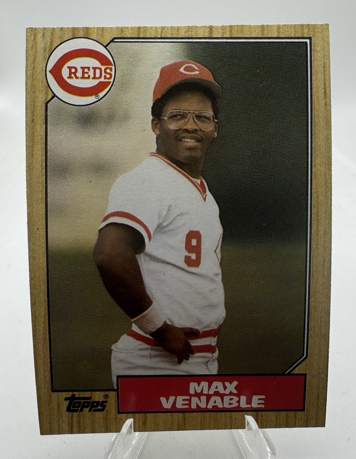 Max Venable Cincinnati Reds #226 1987 Topps ⚾️